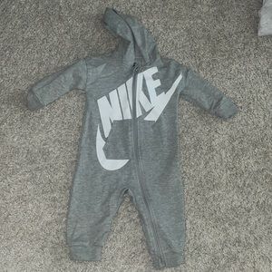 Infant Nike hooded coverall